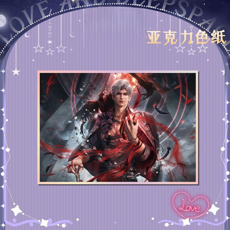 LaDS Acrylic Art Card 116-178 Large Size Holographic Edge 20.5*14.5cm Anime Merchandise - merrys