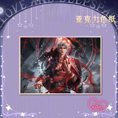 LaDS Acrylic Art Card 116-178 Large Size Holographic Edge 20.5*14.5cm Anime Merchandise - merrys