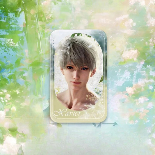 Lads What Spring Does to Flowers Series Rectangular Double Flash Badge