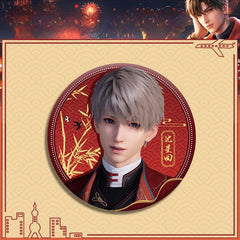 LaDS Double Flash Badge 143-196 - Diameter 75mm 58mm Tinplate Anime Merchandise - merrys