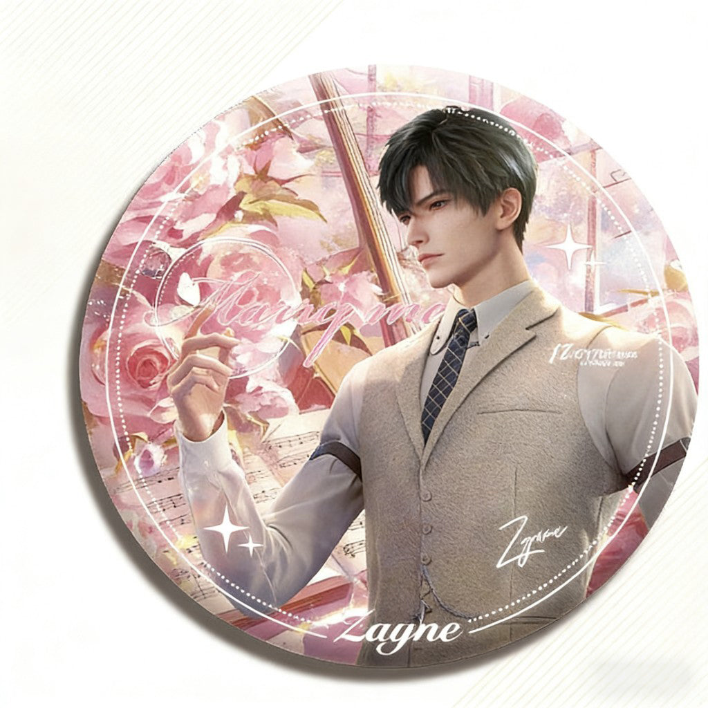 LaDS Double Flash Badge - 75mm 58mm Tinplate Anime Game Merchandise - merrys