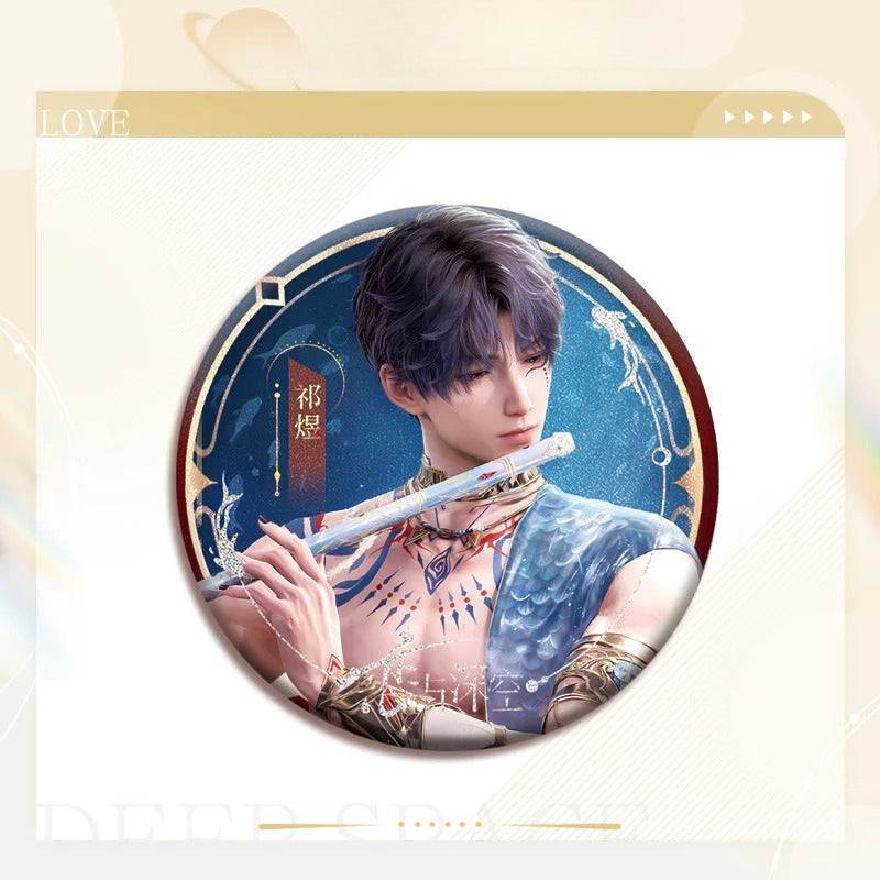 LaDS Double Flash Badge 81-105 - All Characters 75mm 58mm Tinplate Game Merchandise - merrys