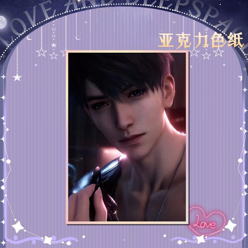 LaDS Acrylic Art Card 116-178 Large Size Holographic Edge 20.5*14.5cm Anime Merchandise - merrys