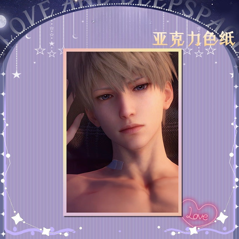 LaDS Acrylic Art Card 116-178 Large Size Holographic Edge 20.5*14.5cm Anime Merchandise - merrys