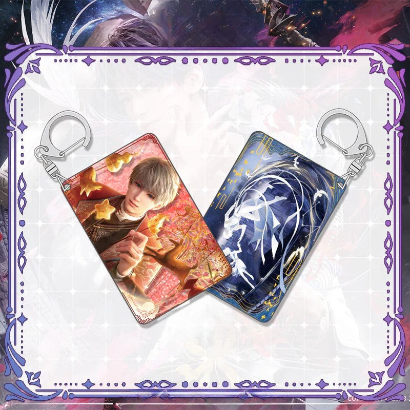 LaDS Shaker Mahjong Charm Keychain - Zayne, Rafayel, Xavier Anime Merch - merrys