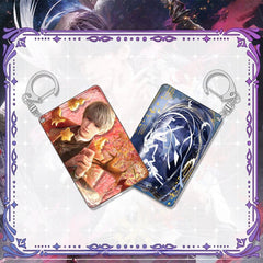 LaDS Shaker Mahjong Charm Keychain - Zayne, Rafayel, Xavier Anime Merch - merrys
