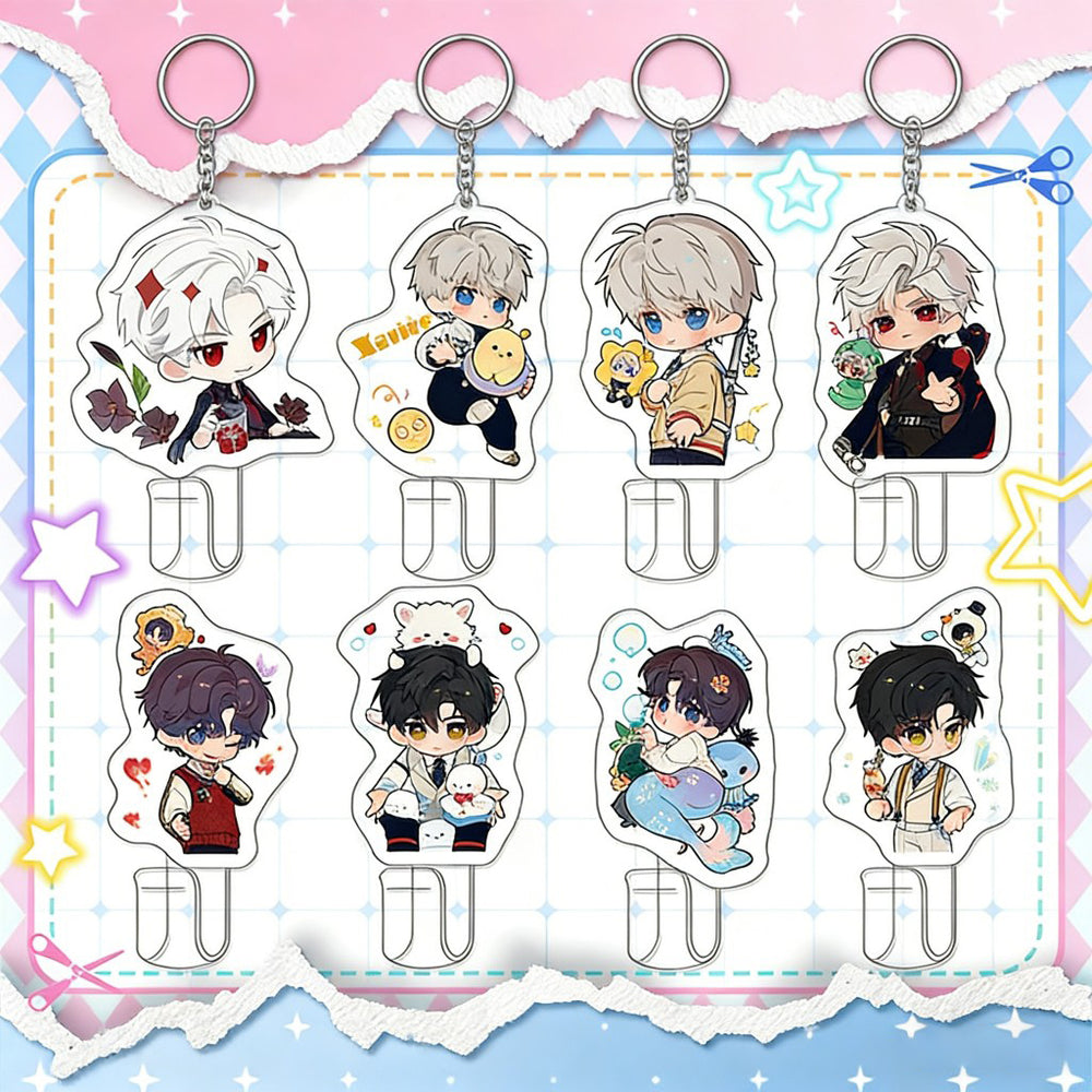 LaDS Chibi Acrylic Hook - High-Definition Printing Sandwich Craft Anime Merchandise - merrys