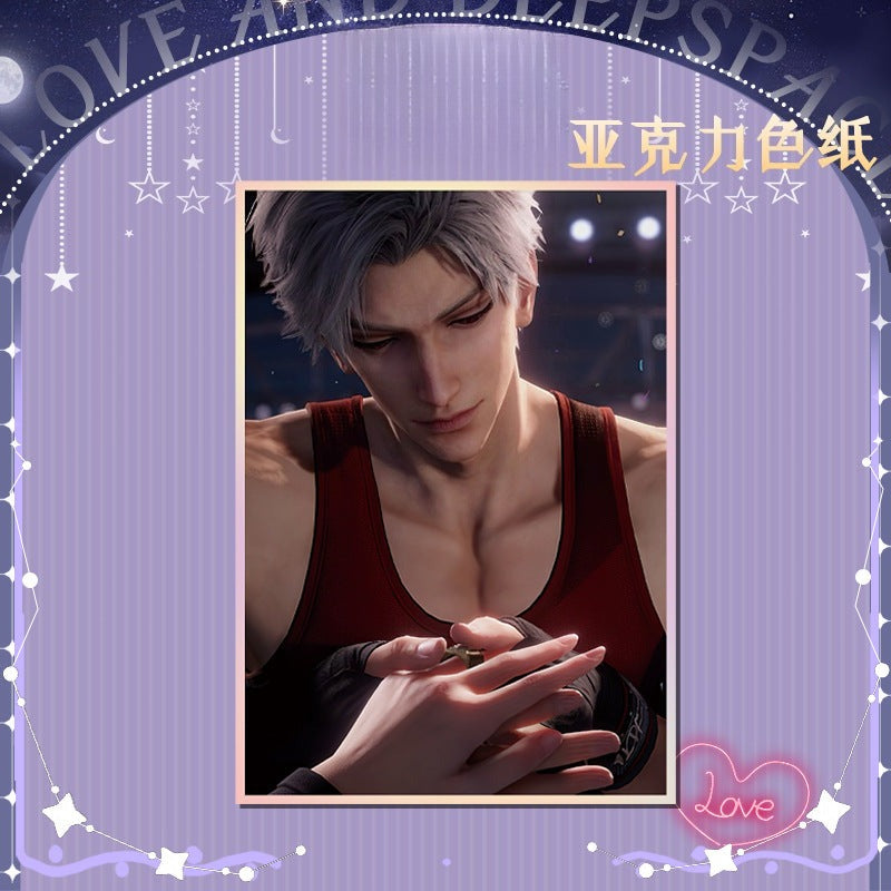 LaDS Acrylic Art Card 116-178 Large Size Holographic Edge 20.5*14.5cm Anime Merchandise - merrys