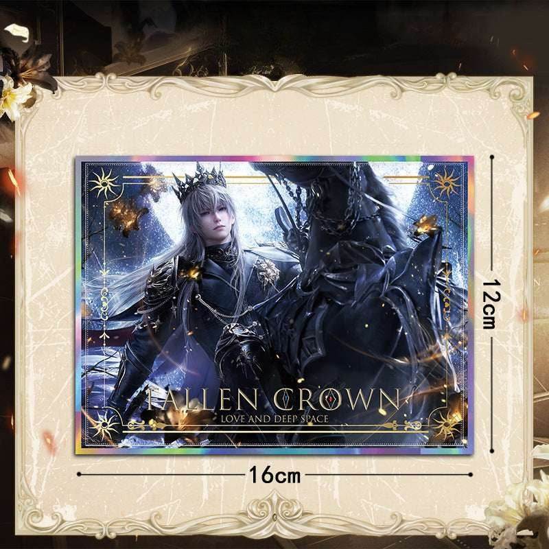 LaDS Xavier Falling Crown Series - Acrylic Sandwich Standee, Art Paper & Quicksand Keychain - merrys