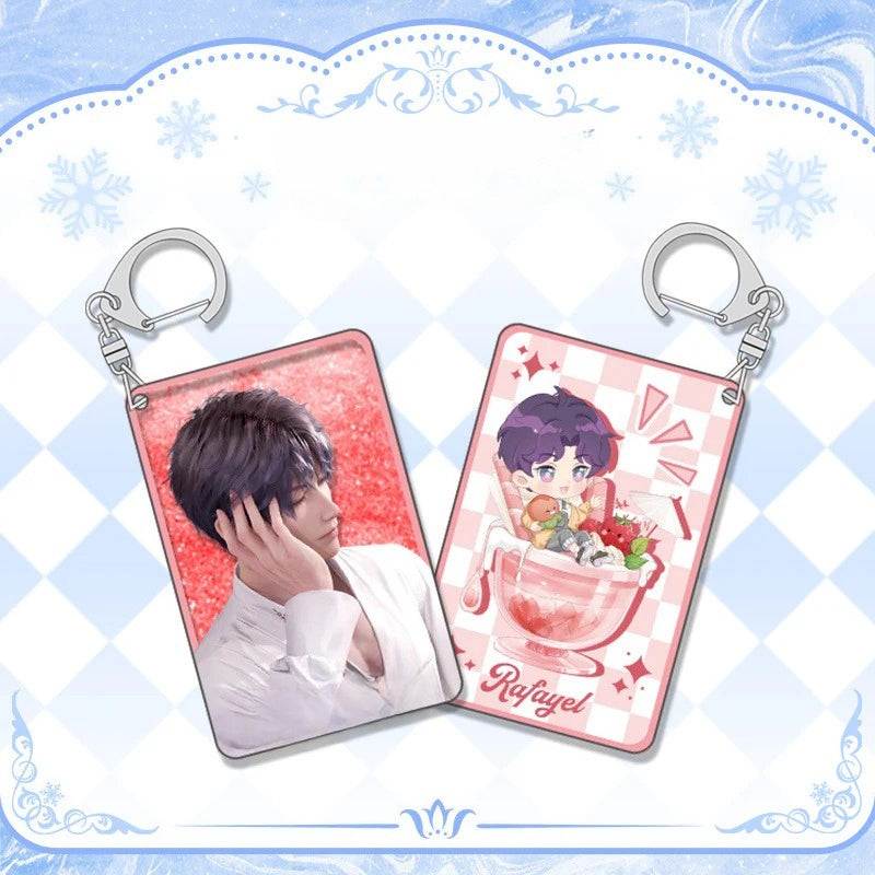 LaDS Shaker Mahjong Charm Keychain - Zayne, Rafayel, Xavier Anime Merch - merrys