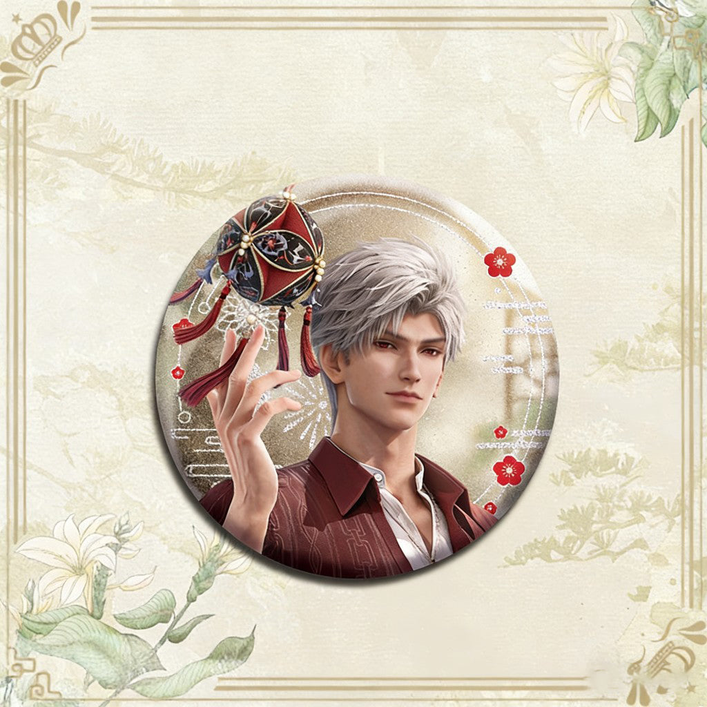 LaDS Double Flash Badge - 75mm 58mm Tinplate Anime Game Merchandise - merrys