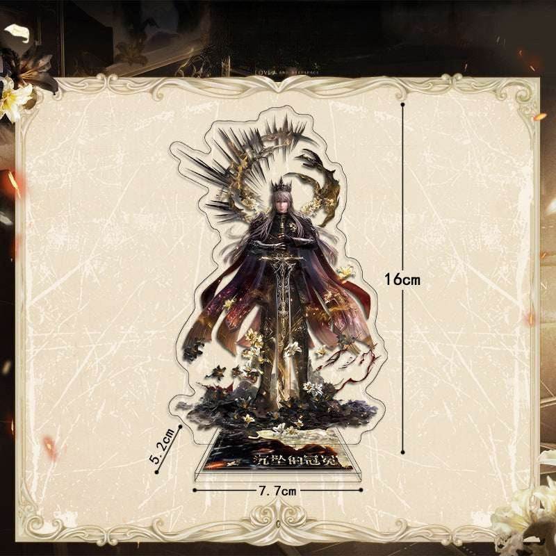 LaDS Xavier Falling Crown Series - Acrylic Sandwich Standee, Art Paper & Quicksand Keychain - merrys