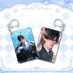 LaDS Shaker Mahjong Charm Keychain - Zayne, Rafayel, Xavier Anime Merch - merrys