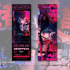 Artist-Authorized Lads No Escape Tomorrow Series Rafayel Holographic Laser Tickets, Keychains & Badges