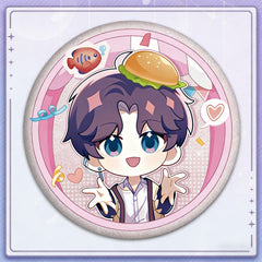 LaDS Double Flash Badge - 75mm 58mm Tinplate Anime Game Merchandise - merrys