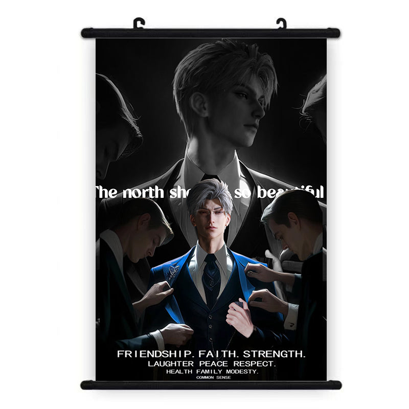 Sylus Series Artist-Hand-Painted Original Fan Art LaDS Canvas Wall Scroll - Anime Game Merch