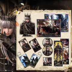 LaDS Xavier Falling Crown Series - Acrylic Sandwich Standee, Art Paper & Quicksand Keychain - merrys