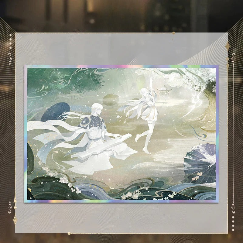 LaDS Acrylic Double Flash Art Card High-Definition Printing Anime Mobile Game Merchandise - merrys