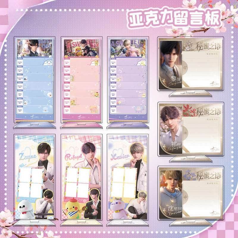 LaDS Acrylic Message Board Standee - Anime Game Merchandise, Valentine's Gift for Boys - merrys