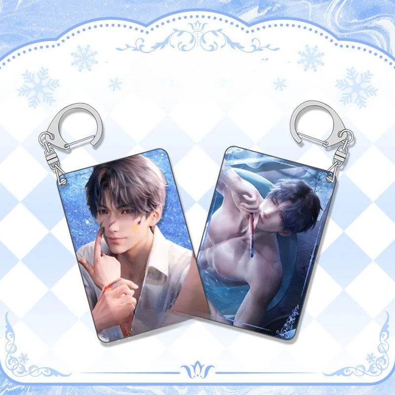 LaDS Shaker Mahjong Charm Keychain - Zayne, Rafayel, Xavier Anime Merch - merrys