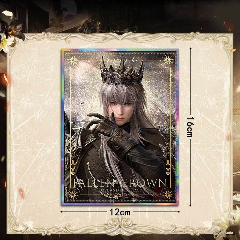 LaDS Xavier Falling Crown Series - Acrylic Sandwich Standee, Art Paper & Quicksand Keychain - merrys