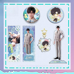 LaDS Collab Series Set - Sandwich Standee & Shaker Ticket Stub & 75mm Double Flash Badge - merrys