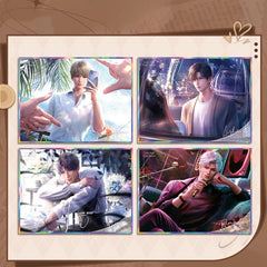 LaDS Co-branded with Mandy Combo Set - Double Flash Badge, Standee Anime Mobile Game Merchandise Gift Desktop Decoration - merrys