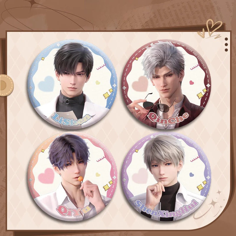 LaDS Co-branded with Mandy Combo Set - Double Flash Badge, Standee Anime Mobile Game Merchandise Gift Desktop Decoration - merrys