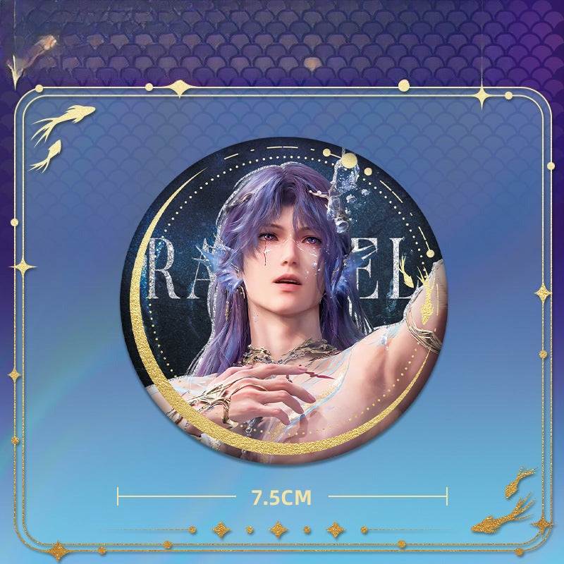 LaDS Rafayel Lemuria Sea God Series - Acrylic Sandwich Standee, Art Card, Quicksand Keychain - merrys