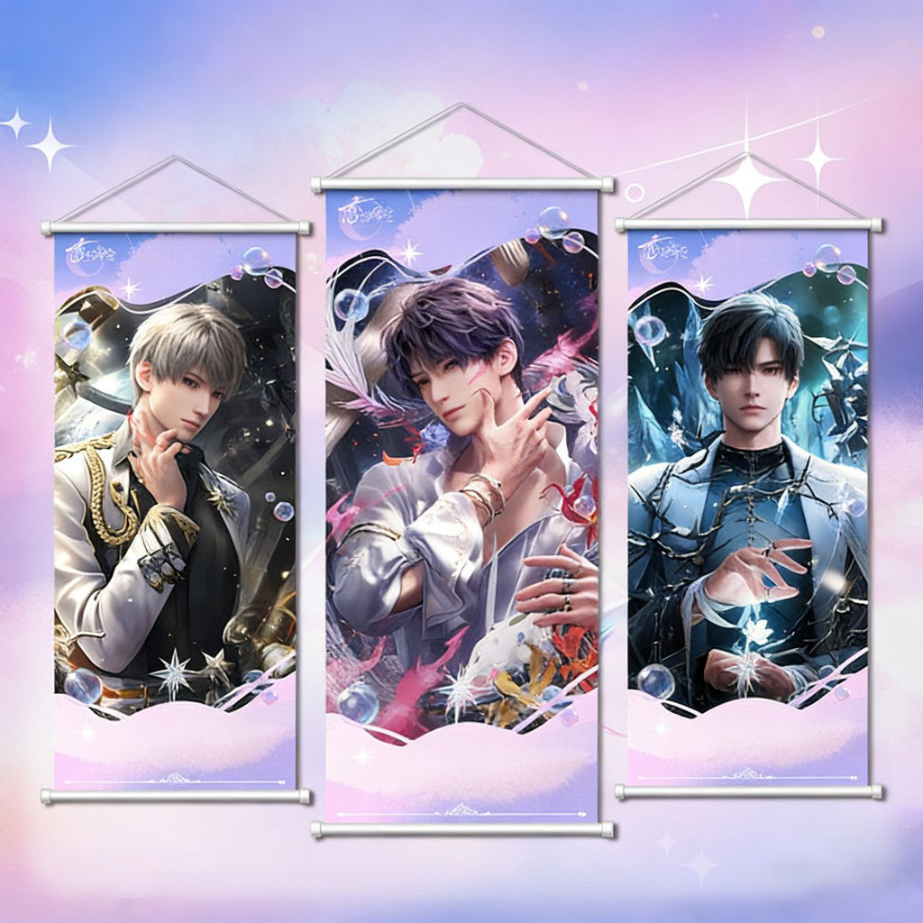 LaDS Premium Canvas Wall Scroll - Anime Game Merch - merrys