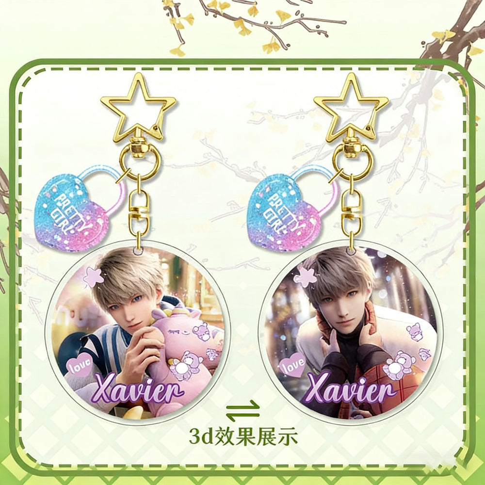 LaDS Lenticular Keychain - 3D Transformation Zayne, Rafayel, Xavier Game Anime Merchandise - merrys