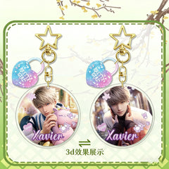 LaDS Lenticular Keychain - 3D Transformation Zayne, Rafayel, Xavier Game Anime Merchandise - merrys