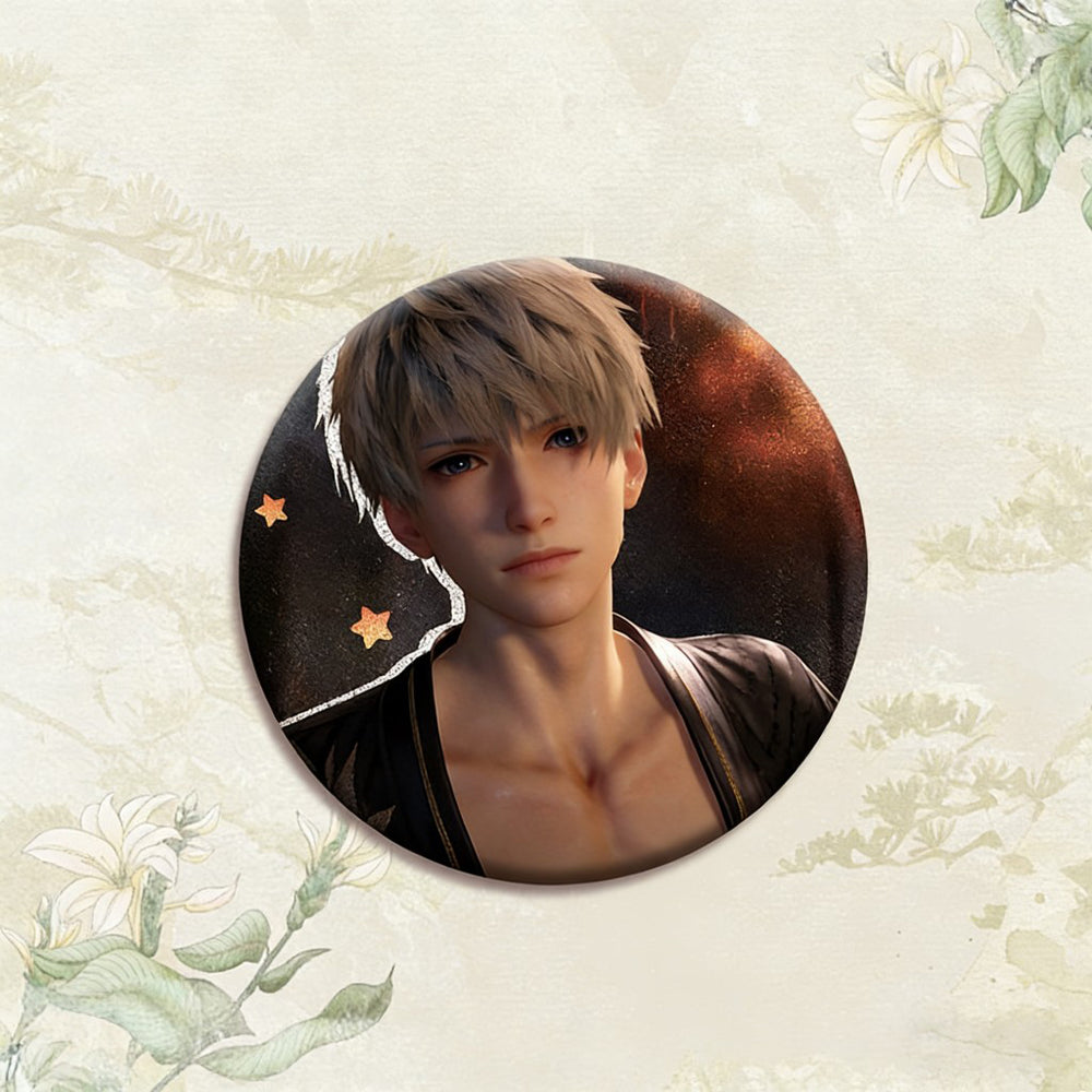 LaDS Double Flash Badge - 75mm 58mm Tinplate Anime Game Merchandise - merrys