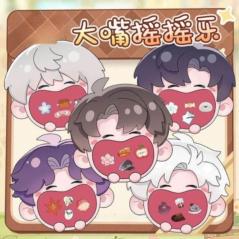 LaDS Original Chibi Big Mouth Shaker Keychain Double-Sided Pattern Creative Acrylic Merchandise Charm - merrys