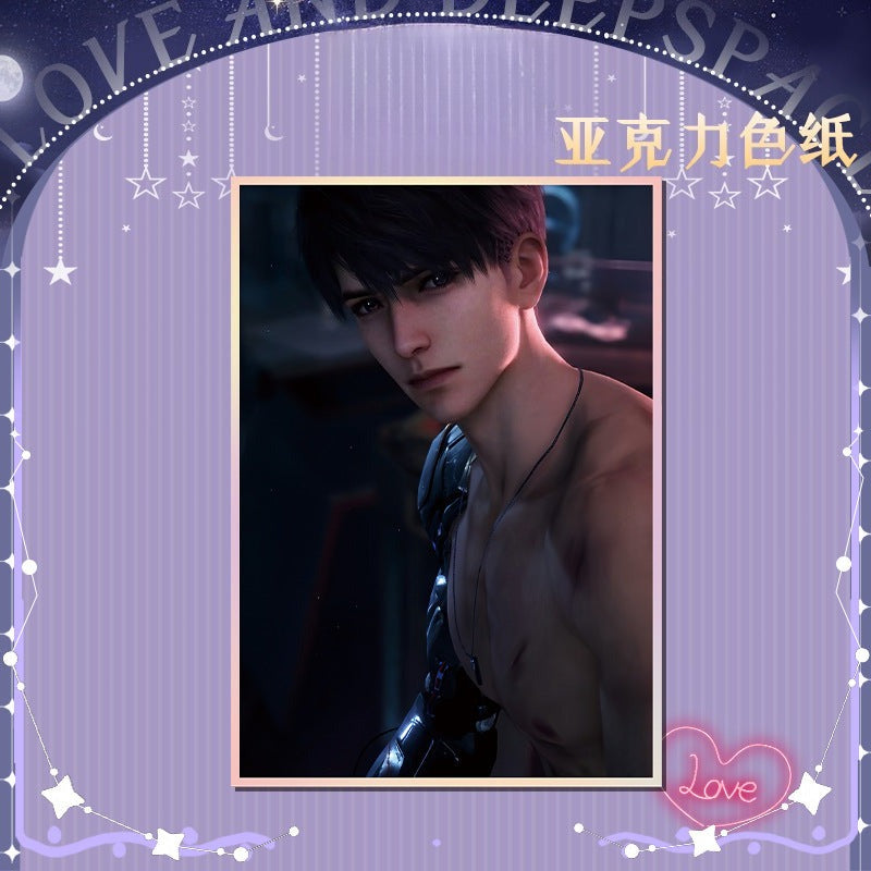 LaDS Acrylic Art Card 116-178 Large Size Holographic Edge 20.5*14.5cm Anime Merchandise - merrys