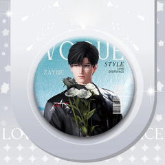 LaDS Double Flash Badge 131-134 - PET Material 75mm 58mm Tinplate Anime Merchandise - merrys