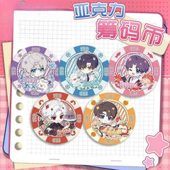 LaDS Acrylic Chip Coin 201-250 - Sandwich Double-Sided High-Definition Pattern Anime Game Merchandise - merrys