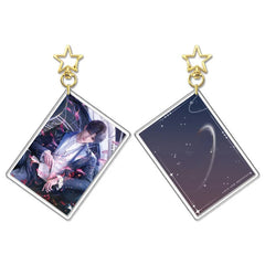 LaDS Card Golden Star Buckle - Zayne, Rafayel, Xavier Acrylic Game Merchandise Charm - merrys