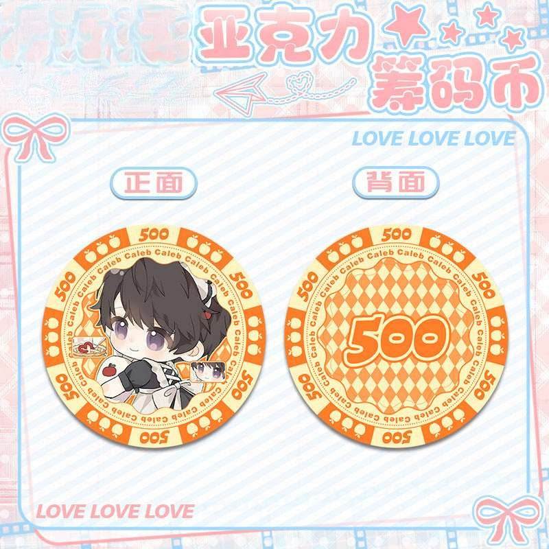 LaDS Acrylic Chip Coin 231-250 - Sandwich Double-Sided High-Definition Pattern Anime Game Merchandise - merrys