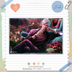 LaDS Series 501 Acrylic Double Flash Art Card - High-Definition Printing Anime Mobile Game Merchandise - merrys