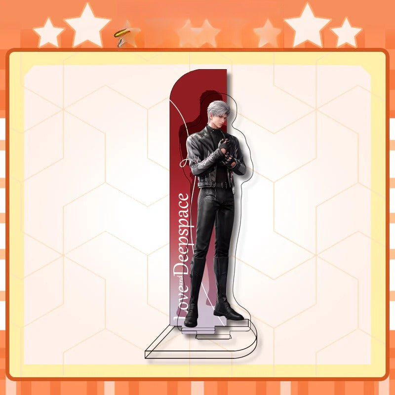 LaDS 12cm Double-Sided Insert Standee - Anime Acrylic Desktop Decoration, Sandwich Craft, Combined Illustration - merrys